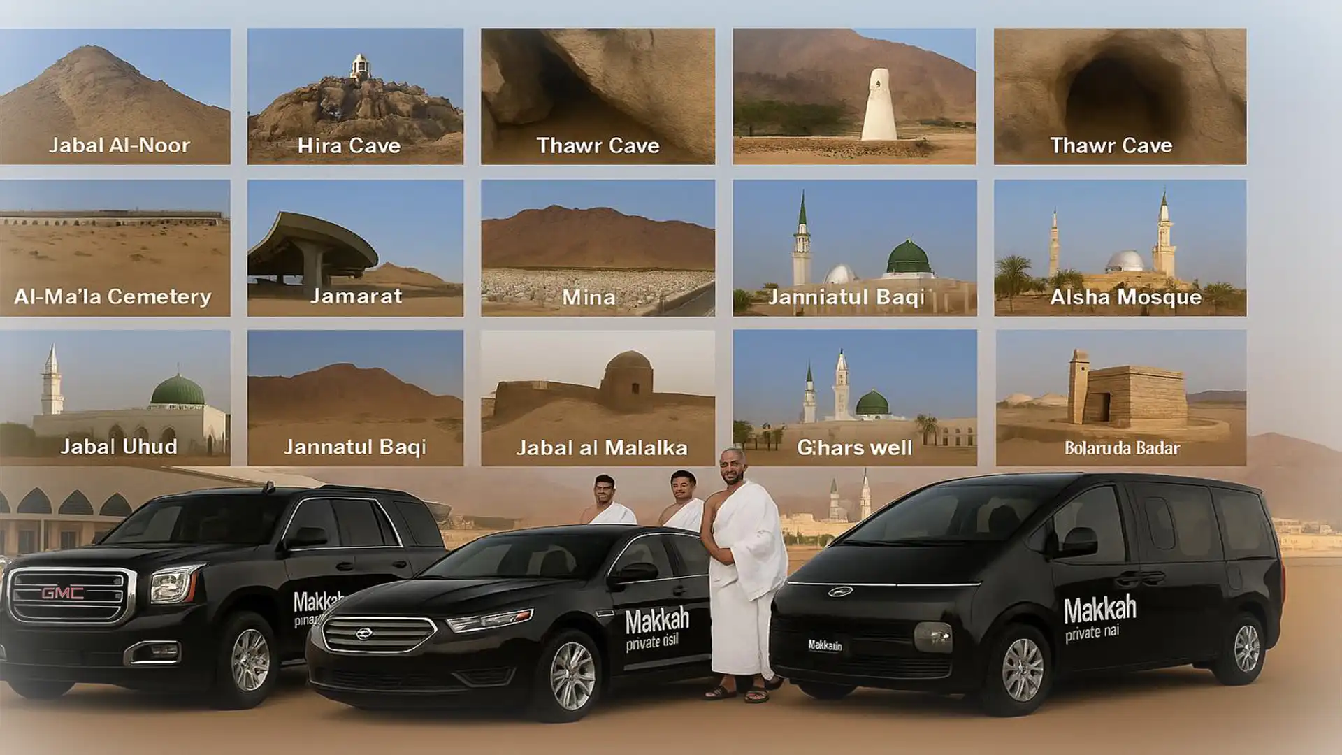 Makkah Ziyarat Taxi – Visit Islamic Historical Sites in Makkah